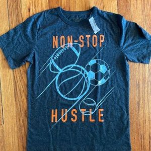 New never worn sports themed tshirt